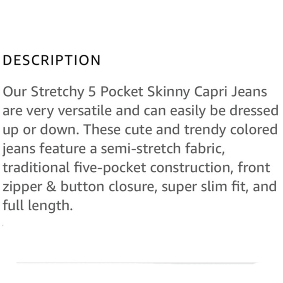 🆕 'Jean9' Cropped Jeans - Picture 8 of 9